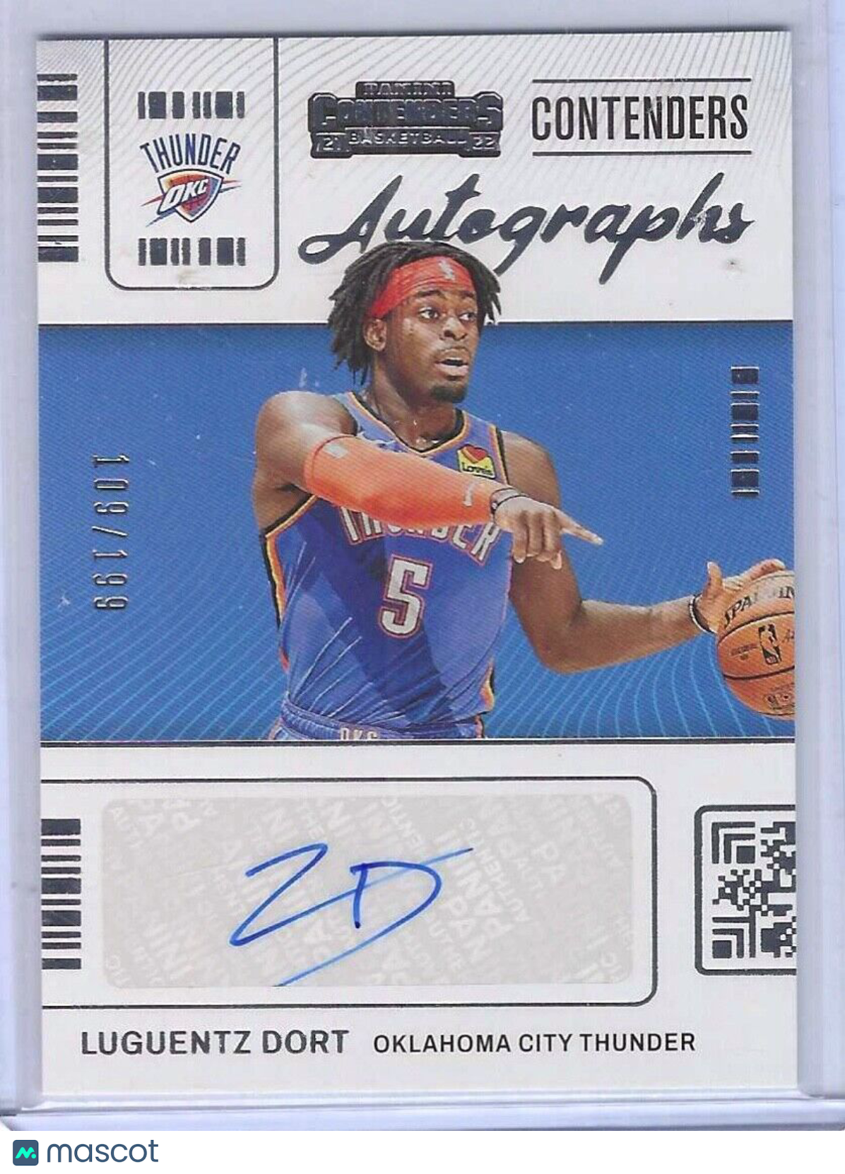 LUGUENTZ DORT 2021-22 PANINI CONTENDERS CONTENDERS AUTO #D /199