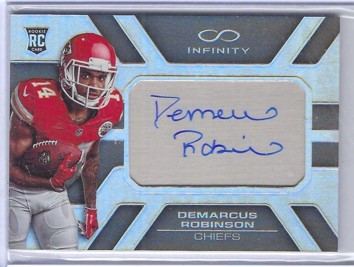 DEMARCUS ROBINSON 2016 PANINI INFINITY ROOKIE ON CARD AUTO RC #D 045/288