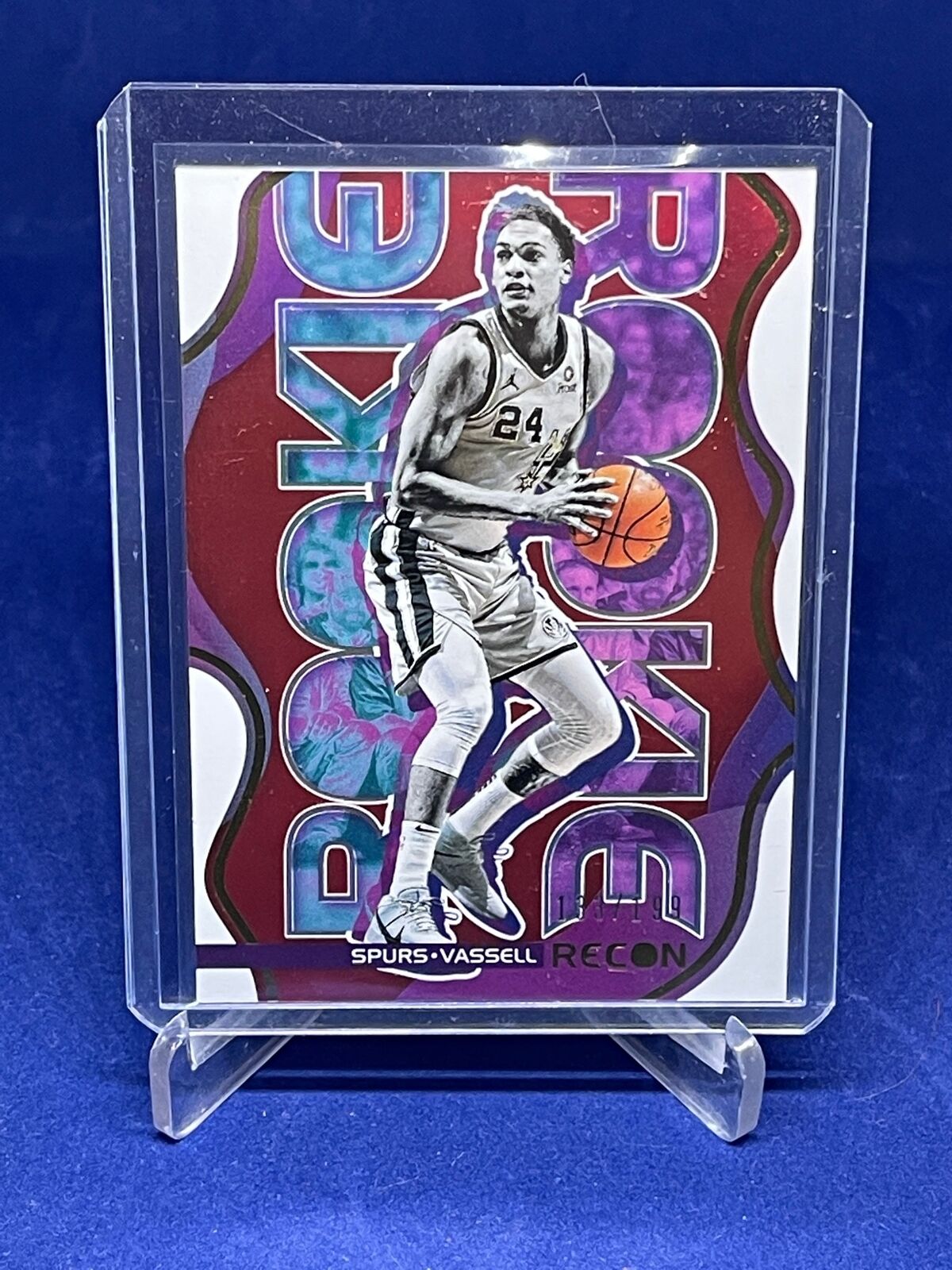 DEVIN VASSELL 2020-21 PANINI RECON ROOKIE RED RC #D 133/199