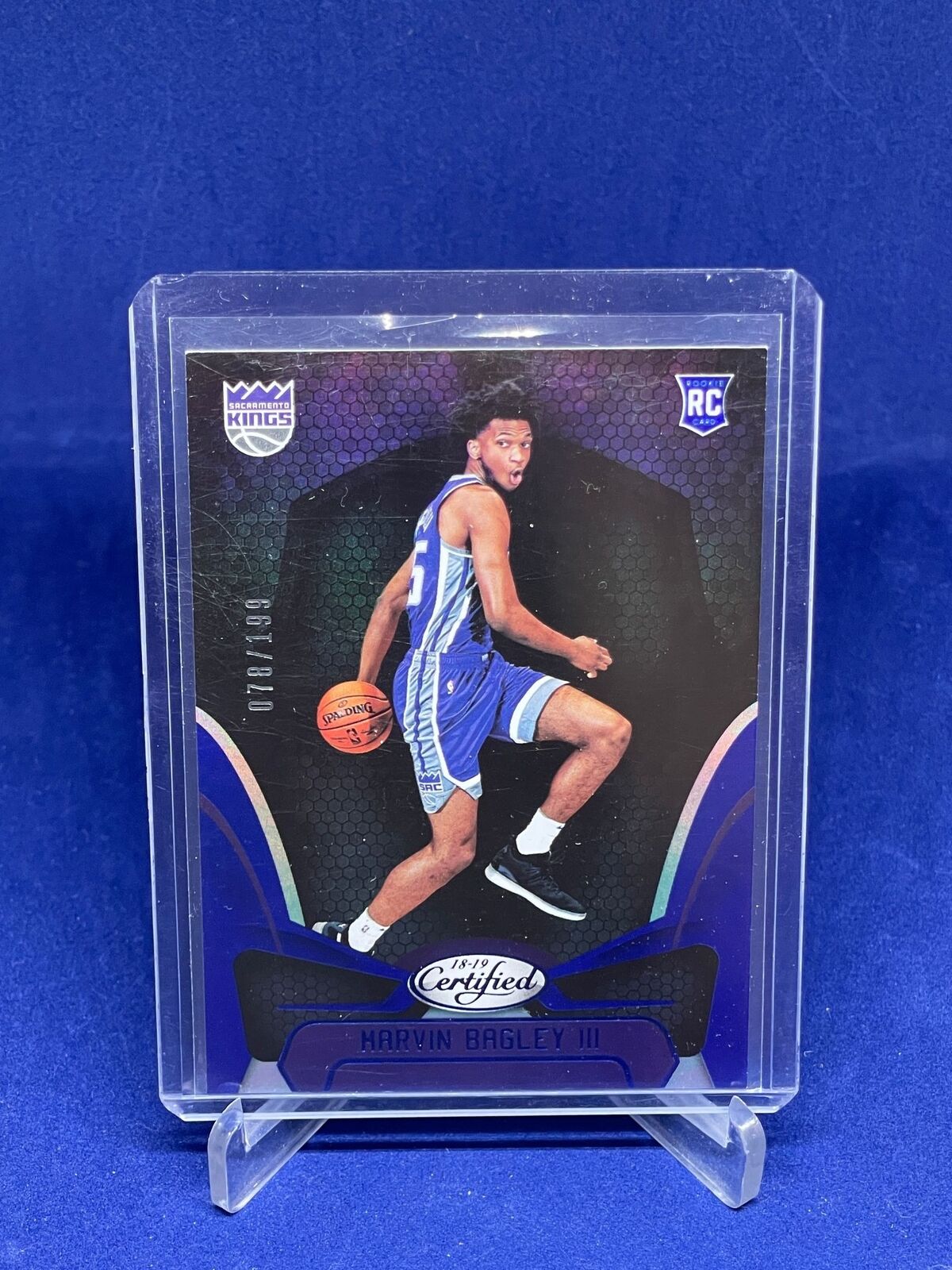 MARVIN BAGLEY III 2018-19 PANINI CERTIFIED MIRROR BLUE ROOKIE RC #D 78/199