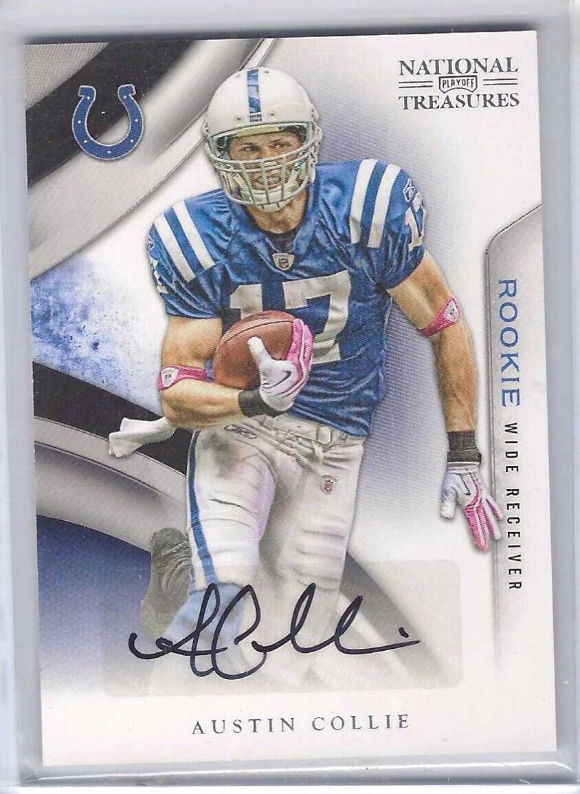 AUSTIN COLLIE 2009 PANINI PLAYOFF NATIONAL TREASURES ROOKIE AUTO RC #D /99