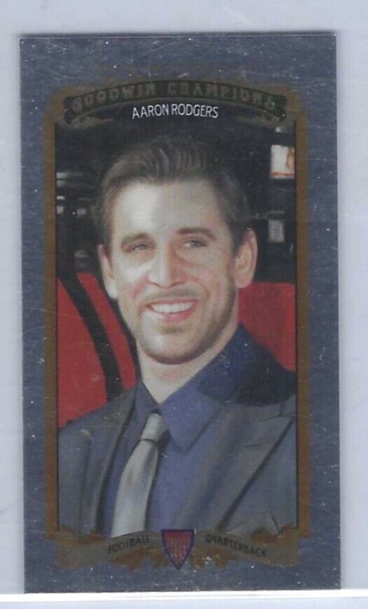 AARON RODGERS 2012 UPPER DECK GOODWIN CHAMPIONS SILVER MINI #131