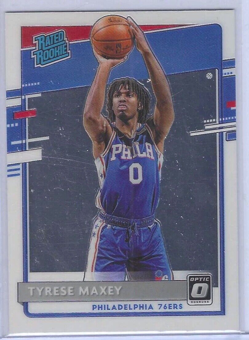 TYRESE MAXEY 2020-21 PANINI DONRUSS OPTIC RATED ROOKIE RC #171
