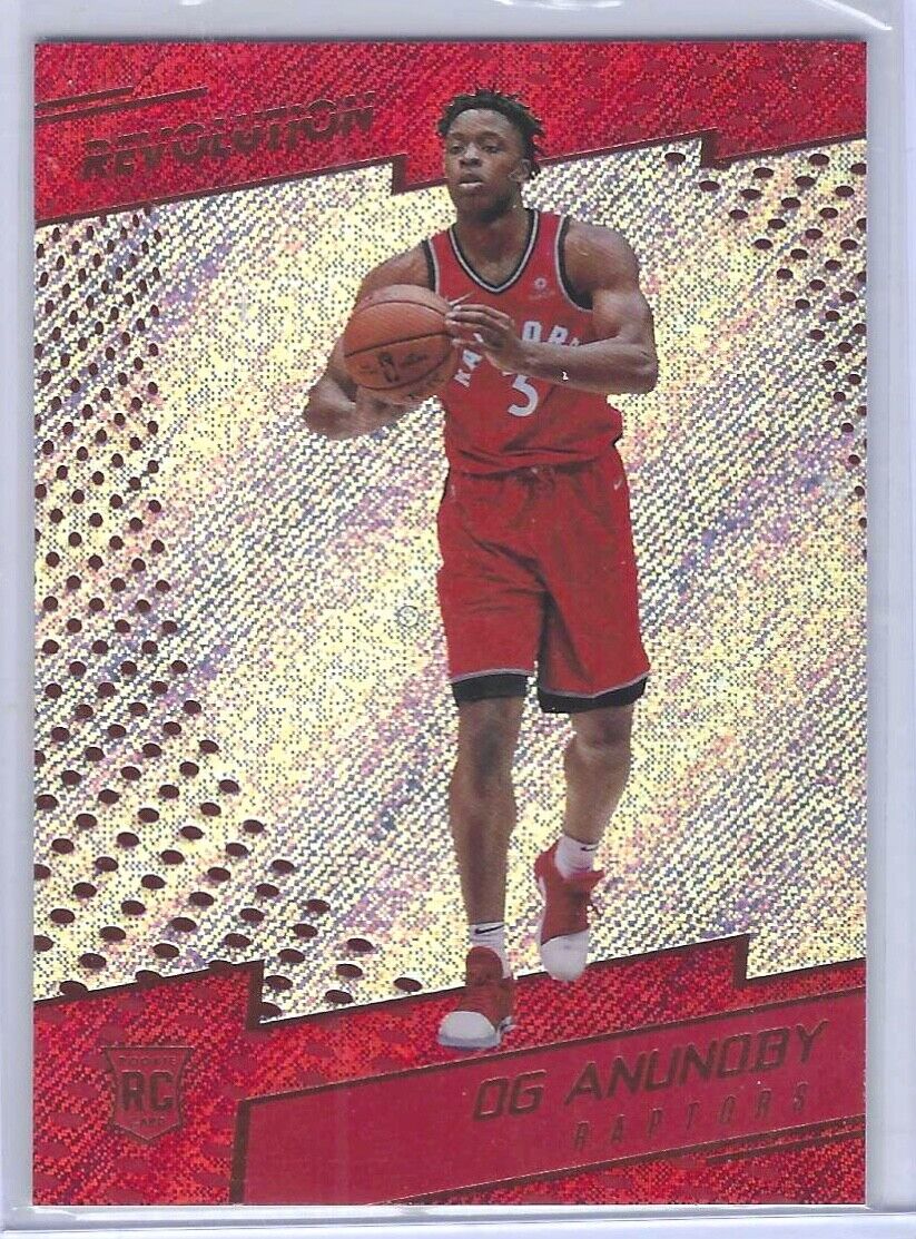 OG ANUNOBY 2017-18 PANINI REVOLUTION ROOKIE RC #129