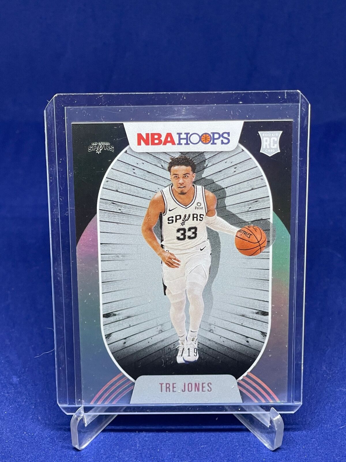 TRE JONES 2020-21 PANINI NBA HOOPS SILVER HOLO ROOKIE RC #D 24/199