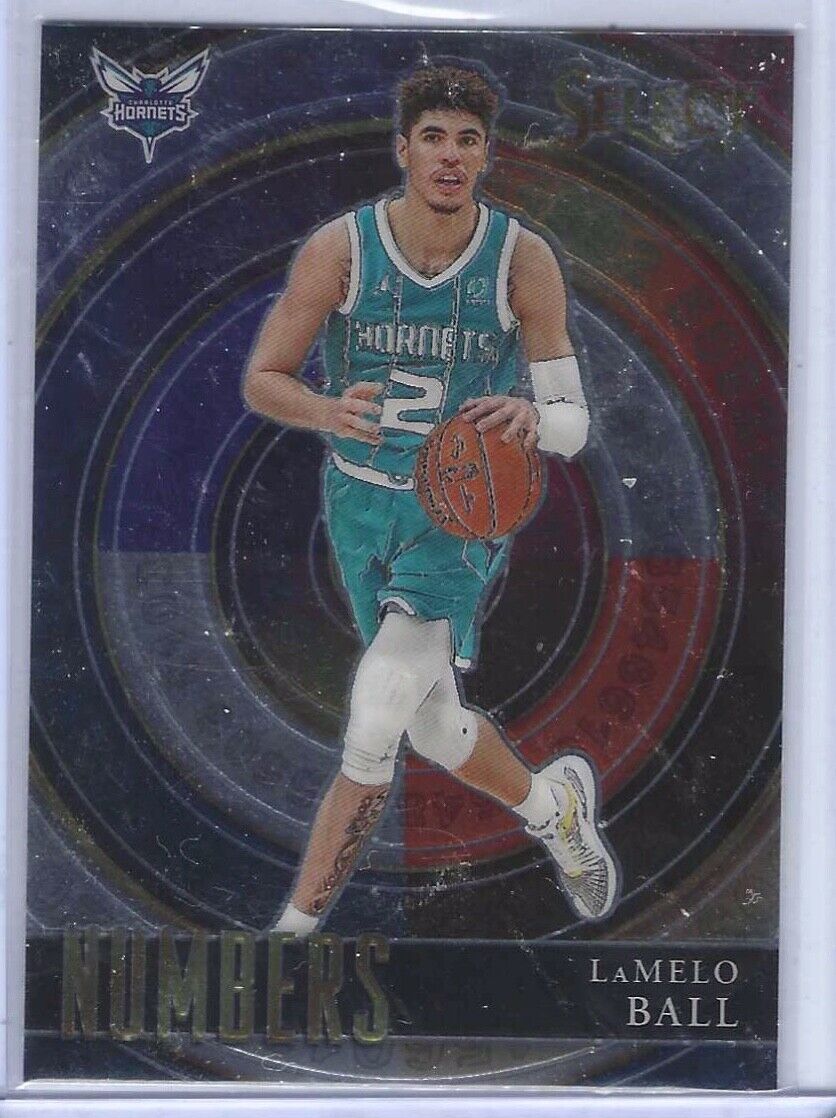 LAMELO BALL 2020-21 PANINI SELECT NUMBERS INSERT RC #1