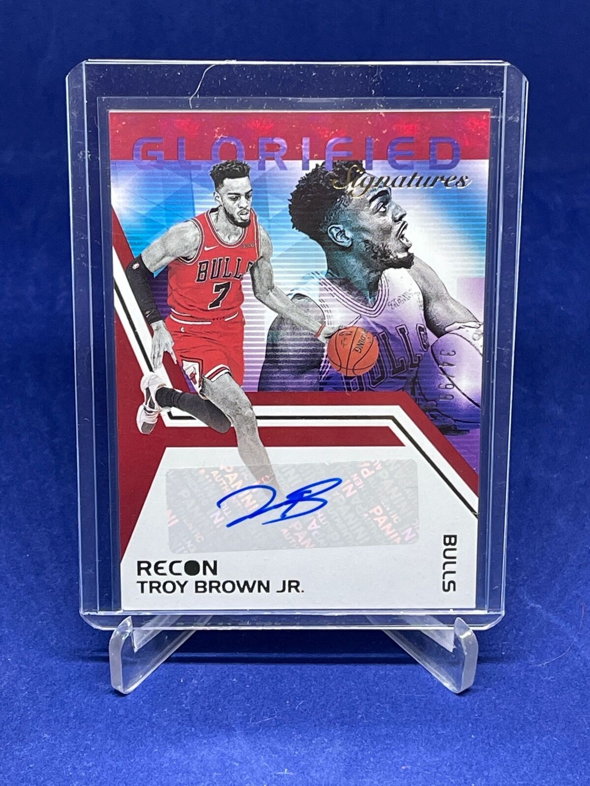 TROY BROWN JR 2020-21 PANINI RECON GLORIFIED SIGNATURES AUTO #D 34/49