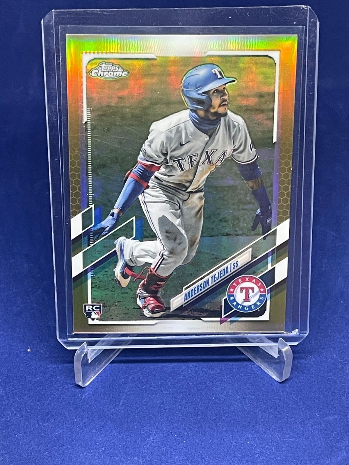 ANDERSON TEJADA 2021 TOPPS CHROME GOLD REFRACTOR ROOKIE RC #D 48/50