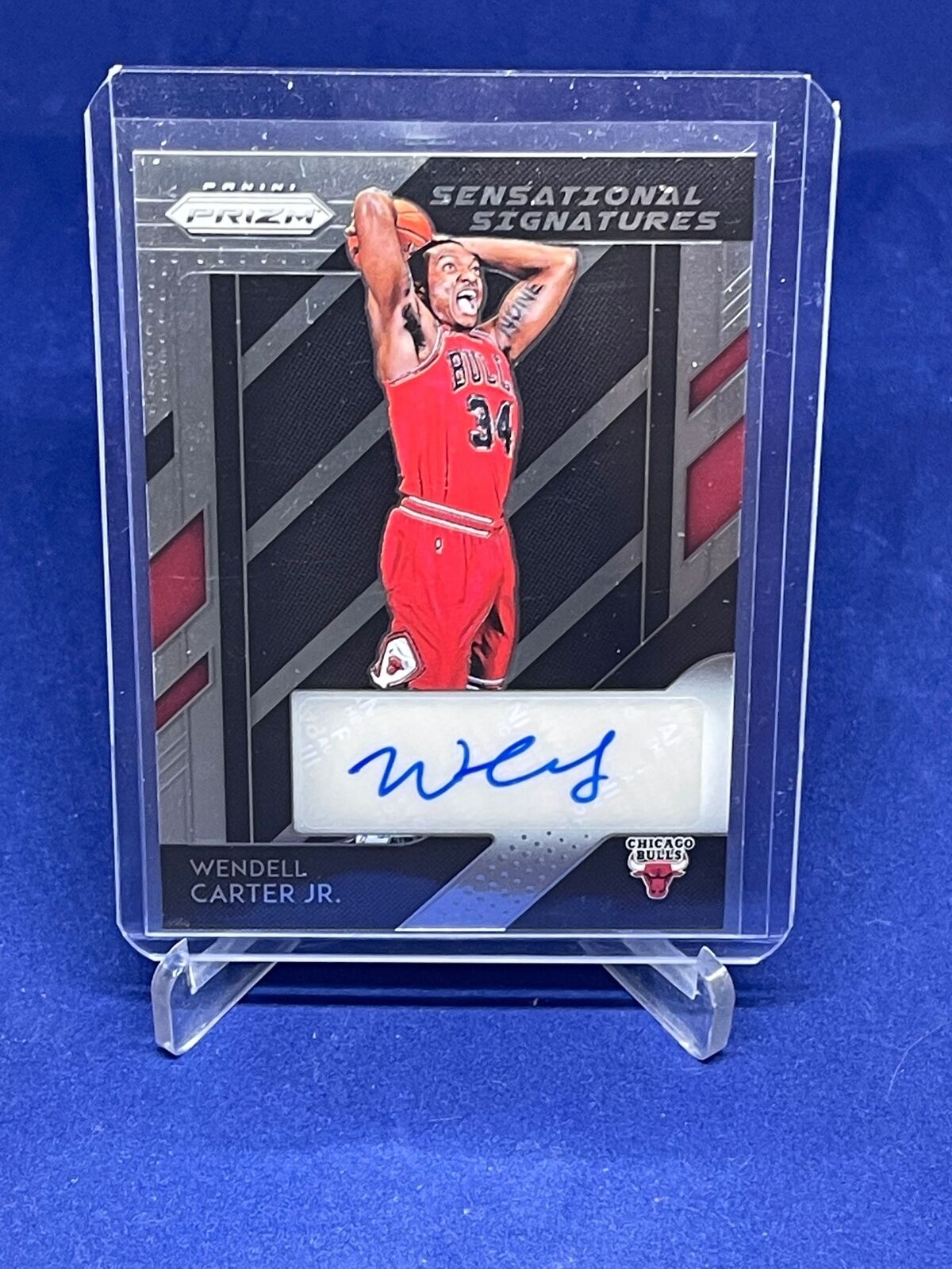 WENDELL CARTER JR 2018-19 PANINI PRIZM SENSATIONAL SIGNATURES ROOKIE AUTO RC