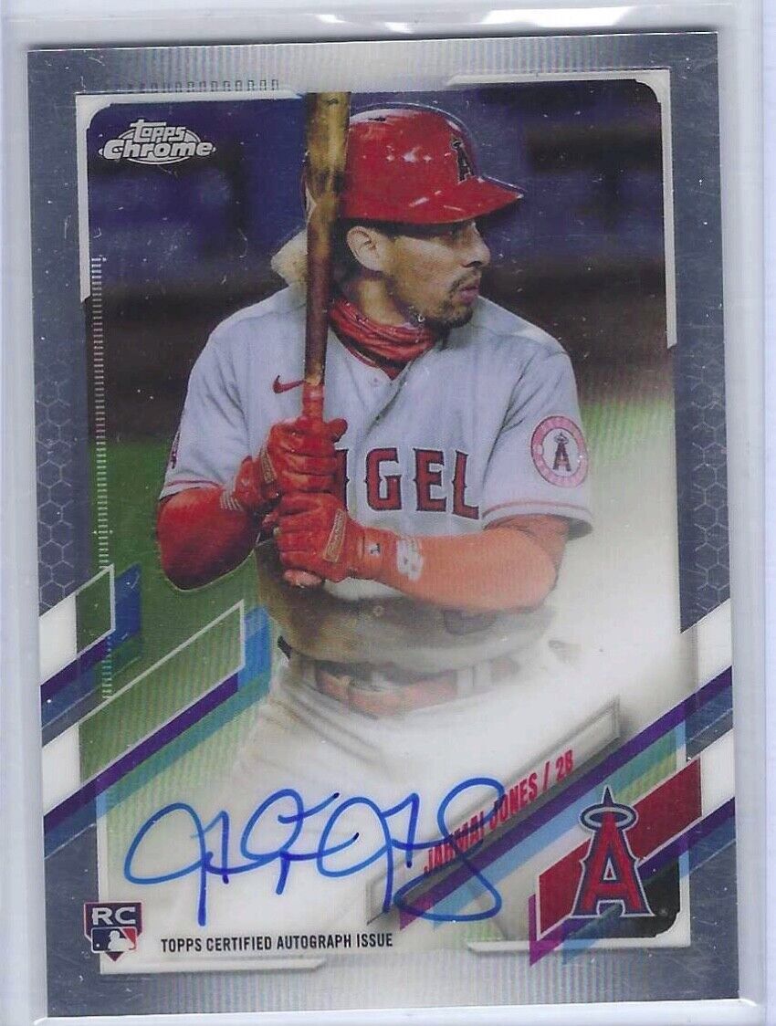 JAHMAI JONES 2021 TOPPS CHROME ROOKIE AUTO RC #RA-JJ