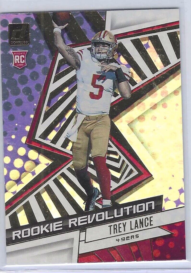 TREY LANCE 2021 PANINI DONRUSS ROOKIE REVOLUTION ROOKIE RC #REV-TLA
