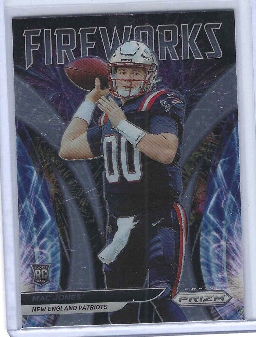 MAC JONES 2021 PANINI PRIZM ROOKIE FIREWORKS INSERT RC #F-25