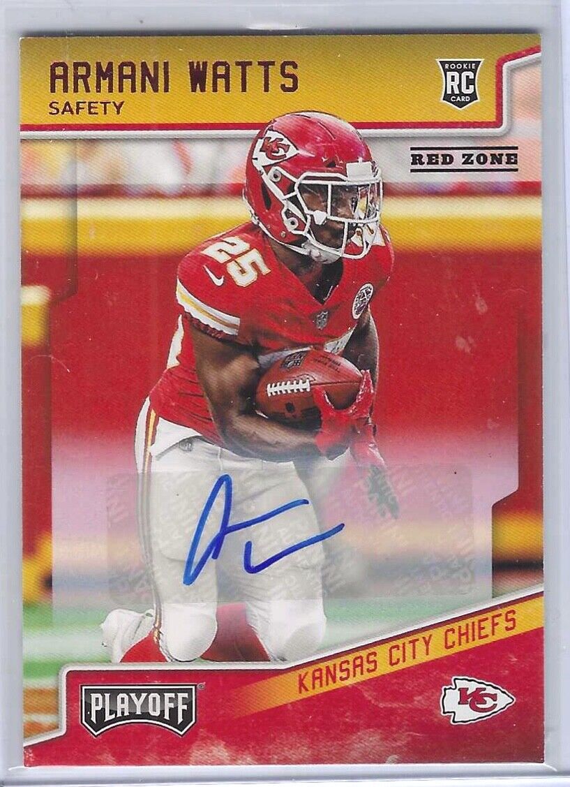 ARMANI WATTS 2018 PANINI PLAYOFF ROOKIE RED ZONE AUTO RC #274