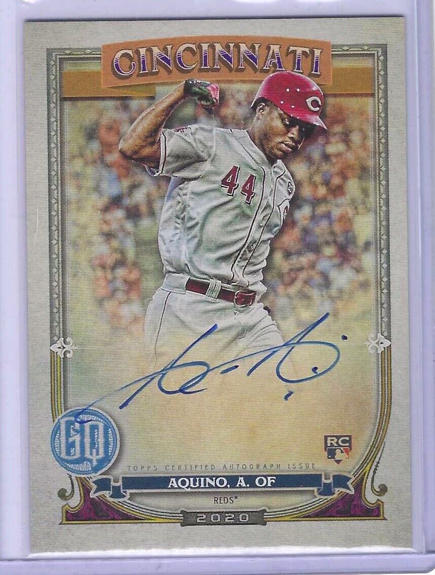 ARISTIDES AQUINO 2022 TOPPS GYSPY QUEEN ON CARD ROOKIE AUTO RC #GQA-AAQ