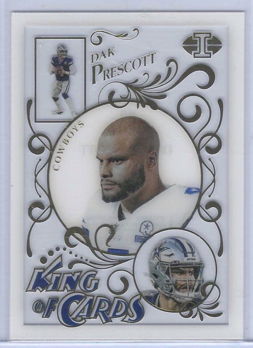 DAK PRESCOTT 2021 PANINI ILLUSIONS KING OF CARDS ACETATE #KC-10
