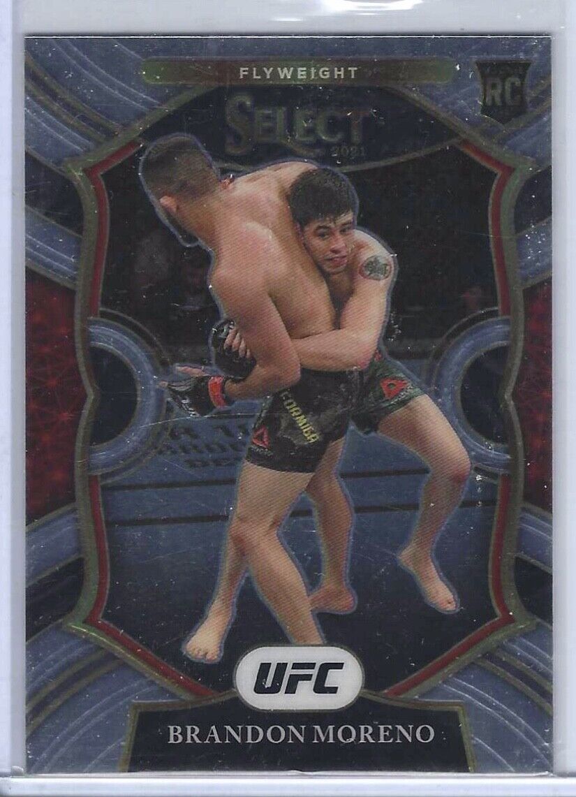 BRANDON MORENO 2021 PANINI SELECT UFC FLYWEIGHT CONCOURSE LEVEL RC #96
