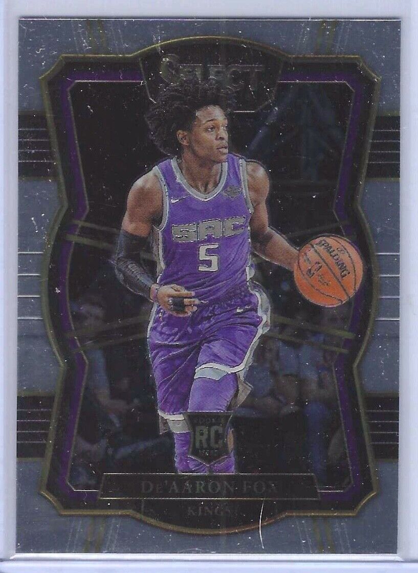 DE'AARON FOX 2017-18 PANINI SELECT PREMIER LEVEL ROOKIE RC #175