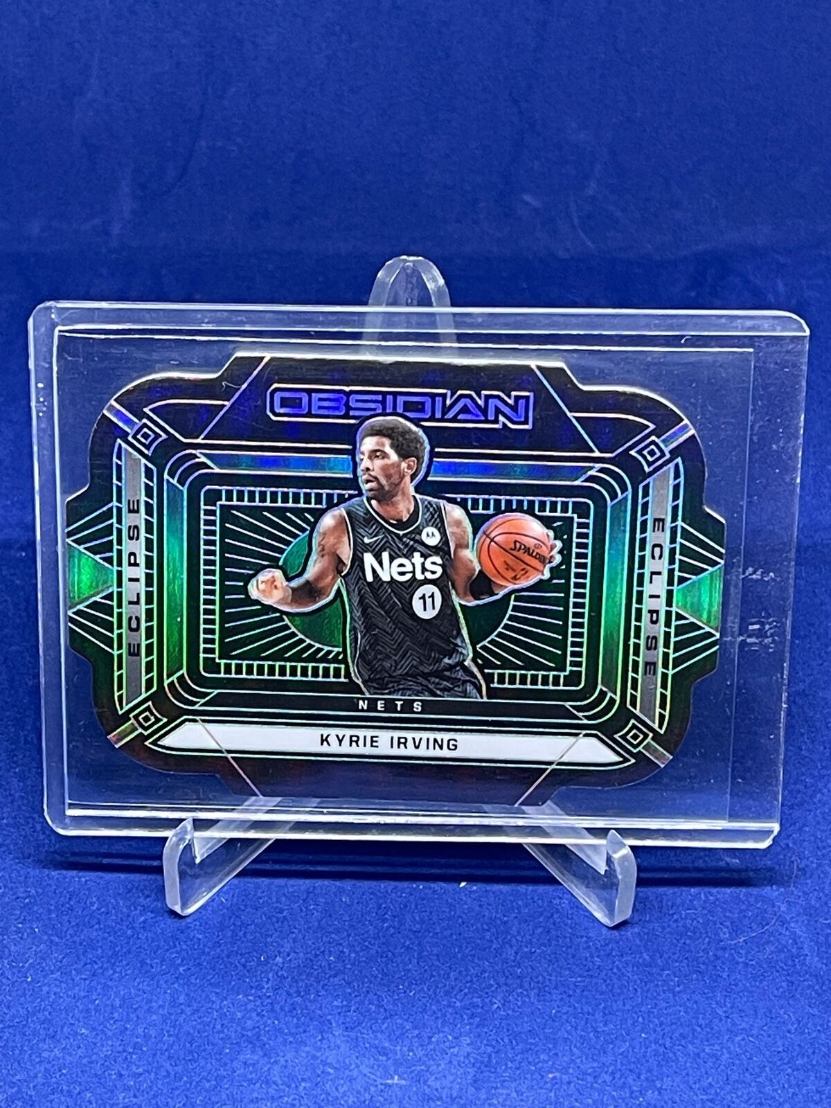 KYRIE IRVING 2020-21 PANINI OBSIDIAN ECLIPSE DIE CUT #D 38/99