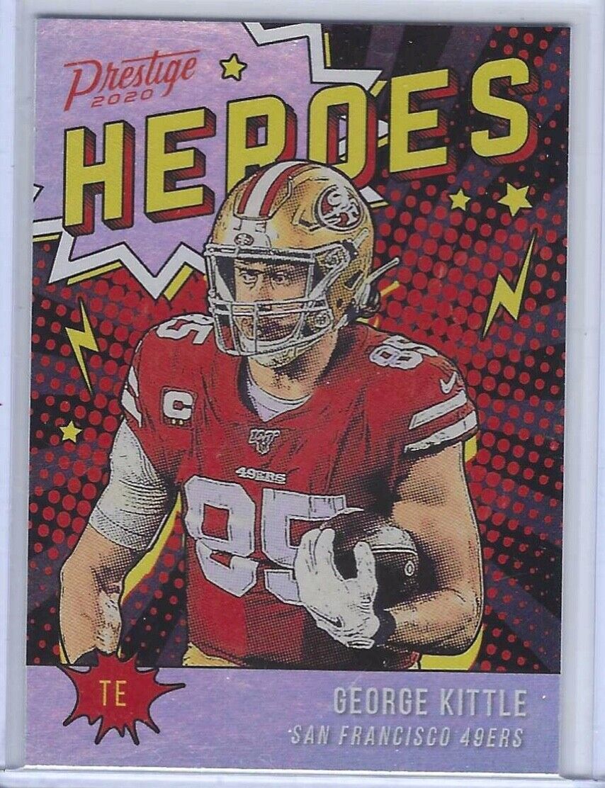 GEORGE KITTLE 2020 PANINI PRESTIGE HEROES INSERT #HE-GK