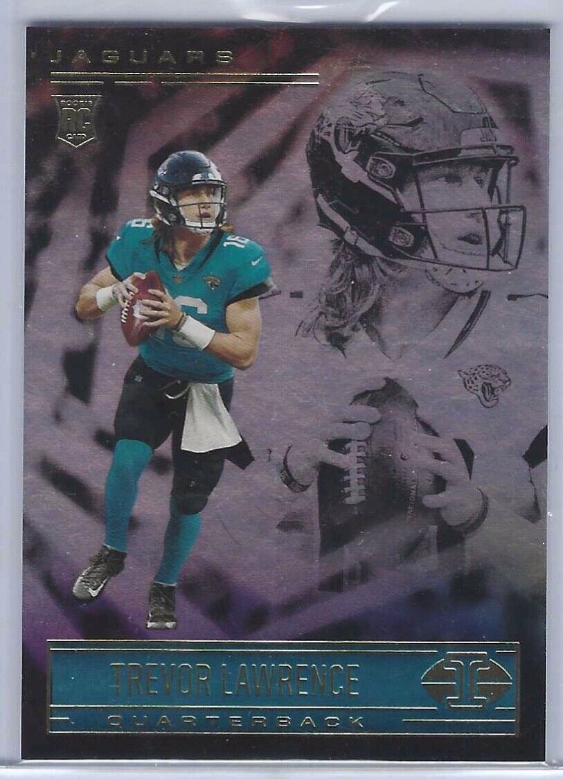 TREVOR LAWRENCE 2021 PANINI ILLUSIONS TRUE ROOKIE BASE RC #59