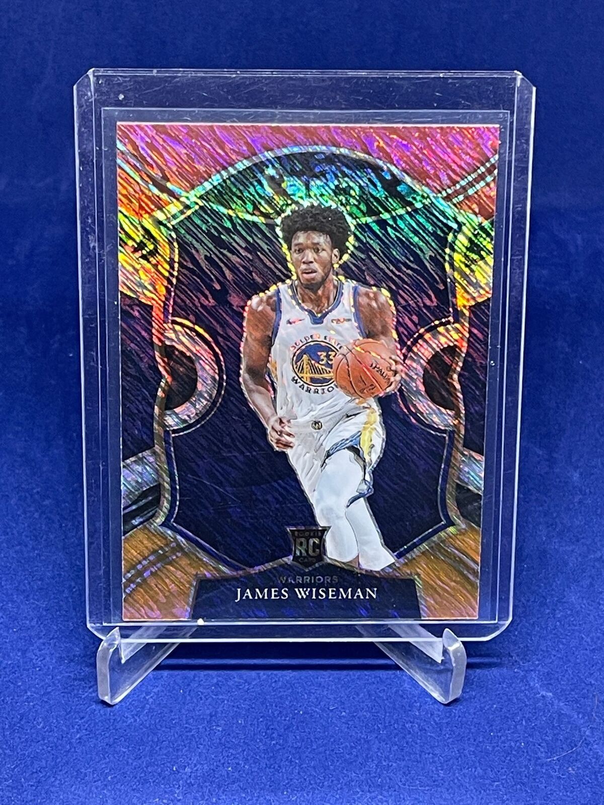 JAMES WISEMAN 2020-21 PANINI SELECT CONCOURSE TRI COLOR SHIMMER PRIZM RC #62
