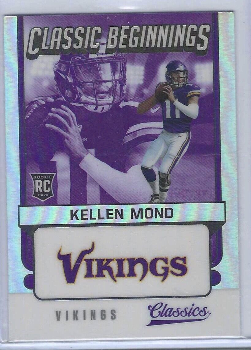 KELLEN MOND 2021 PANINI CLASSICS CLASSIC BEGINNINGS SILVER PRIZM RC #CB-KM