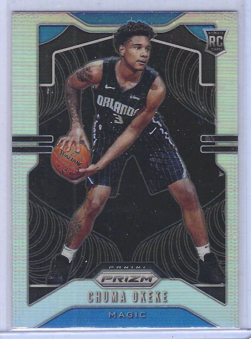 CHUMA OKEKE 2019-20 PANINI PRIZM SILVER PRIZM ROOKIE RC #262