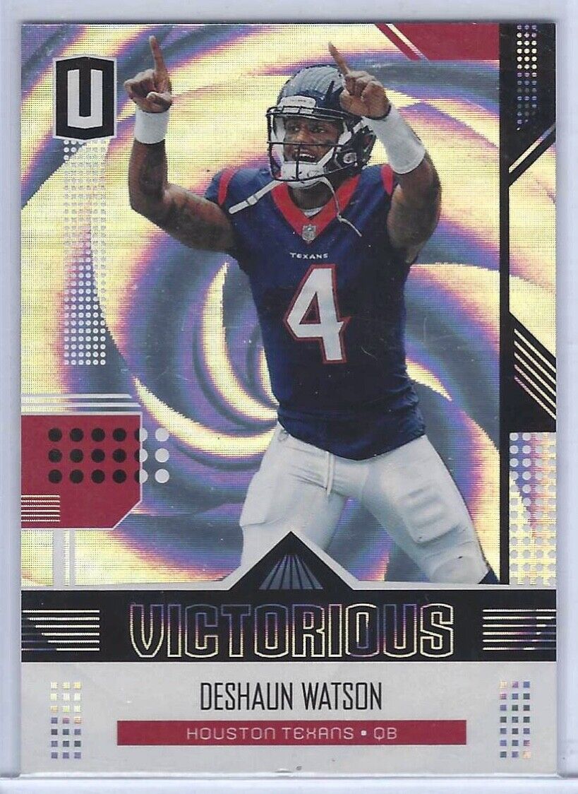DESHAUN WATSON 2018 PANINI UNPARALLELED VICTORIOUS #D 006/100