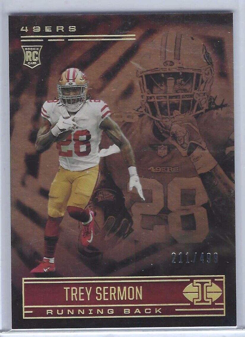 TREY SERMON 2021 PANINI ILLUSIONS BRONZE ROOKIE RC #D /499