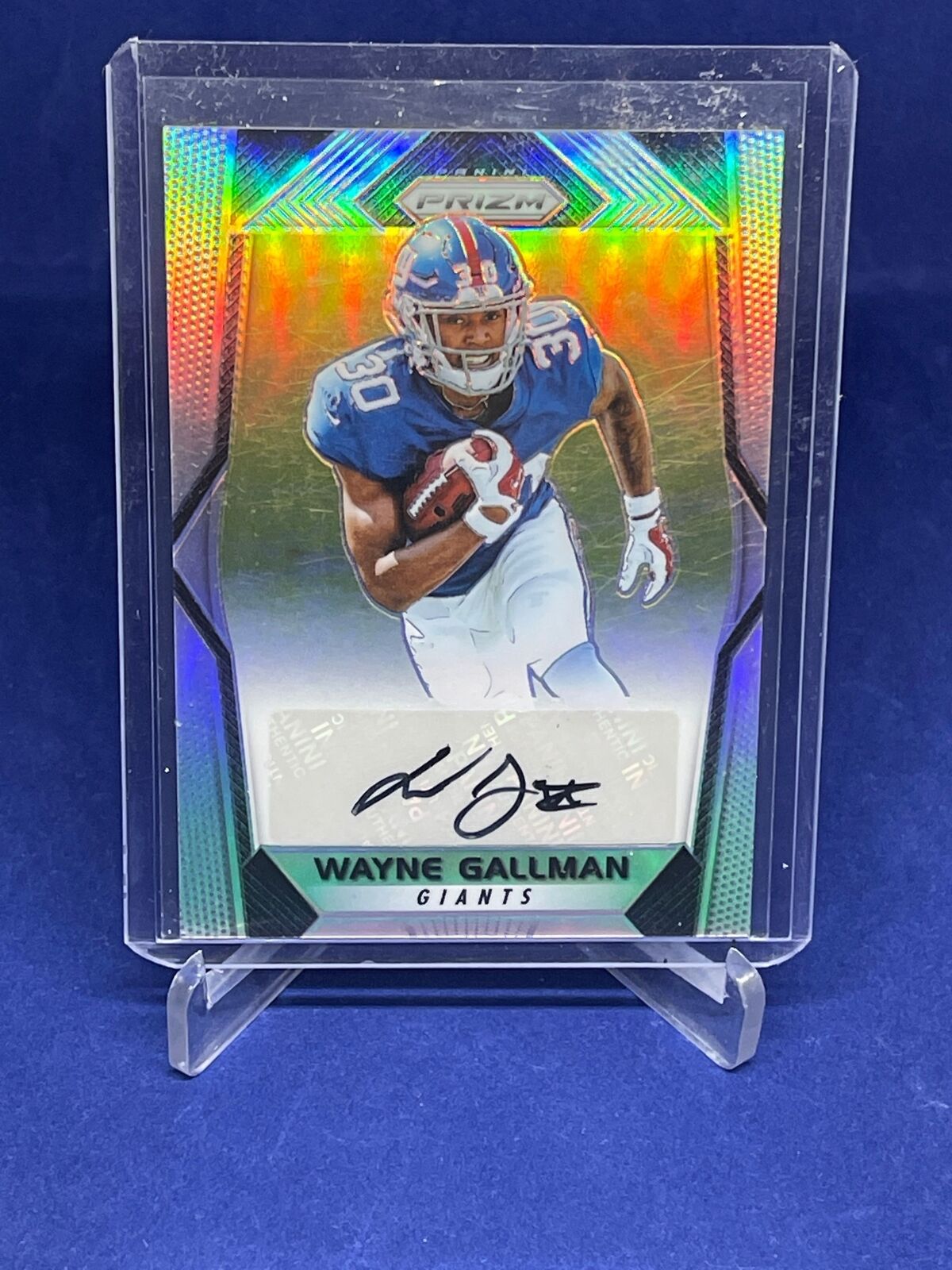 WAYNE GALLMAN 2017 PANINI PRIZM SILVER PRIZM AUTO ROOKIE RC
