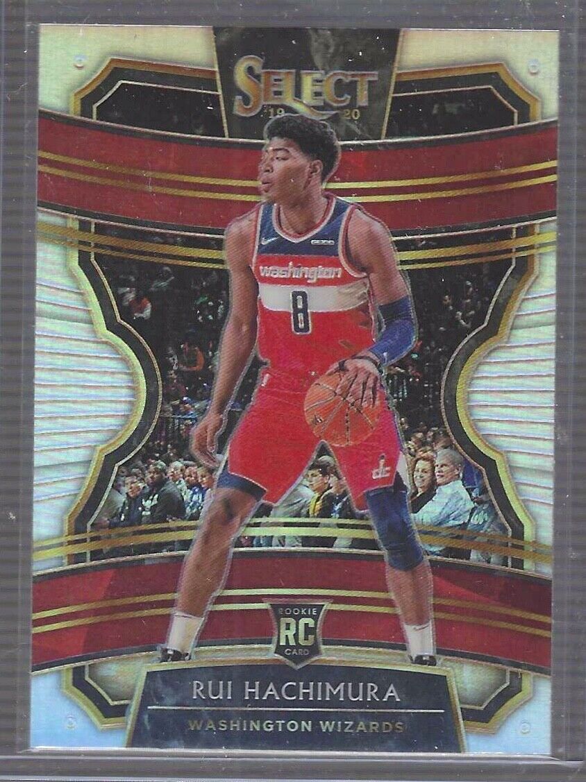 RUI HACHIMURA 2019 -20 PANINI SELECT CONCOURSE SILVER PRIZM ROOKIE RC #51