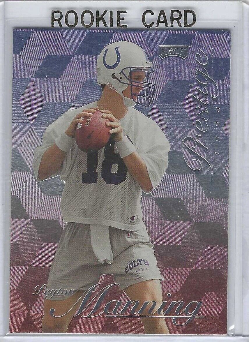 PEYTON MANNING 1998 PLAYOFF PRESTIGE ROOKIE RC #165