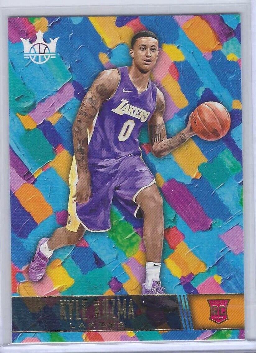 KYLE KUZMA 2017-18 PANINI COURT KINGS LEVEL TWO ROOKIE RC #160