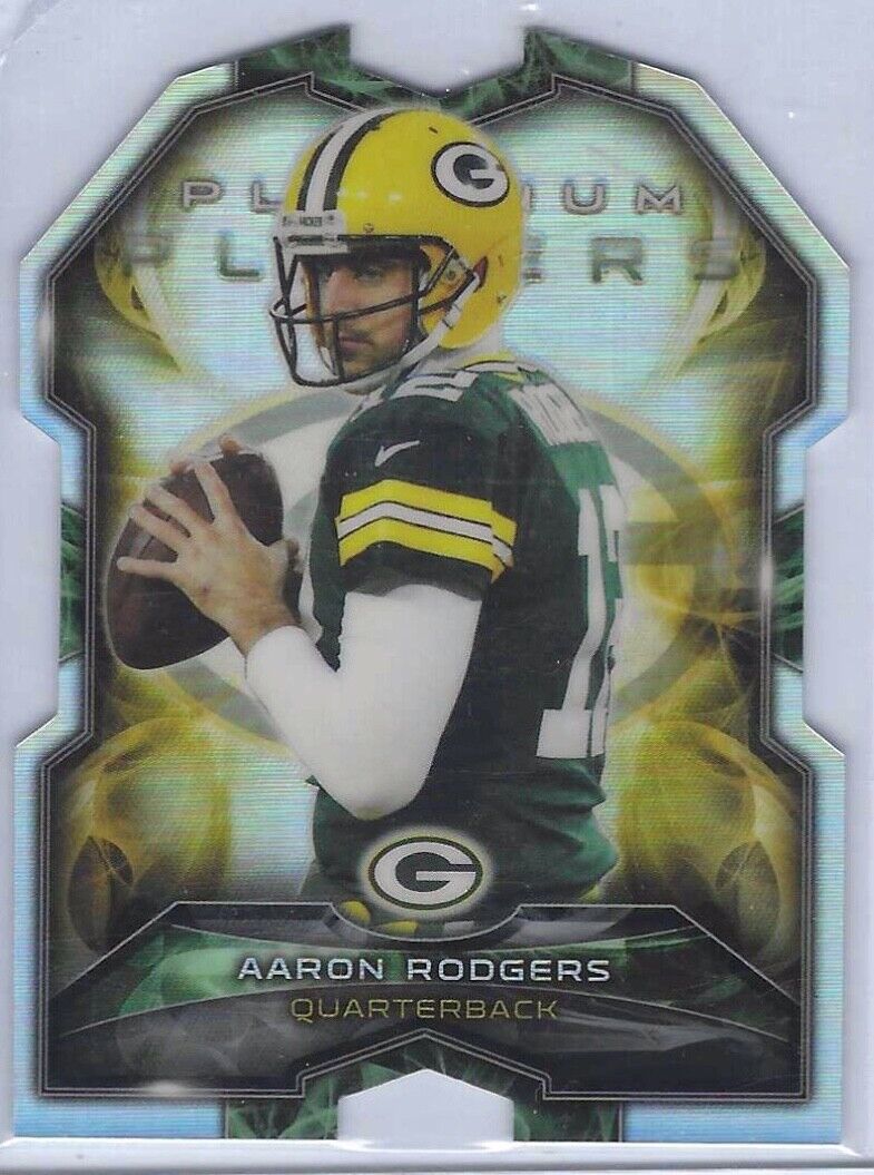 AARON RODGERS 2015 TOPPS PLATINUM PLAYERS REFRACTOR DIE CUT #PDC-AR