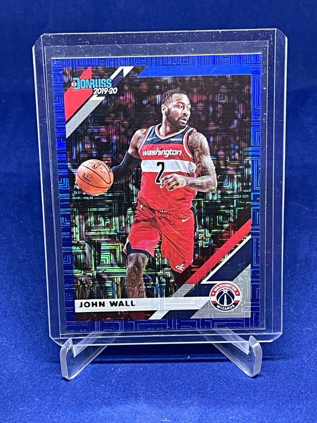 JOHN WALL 2019-20 PANINI DONRUSS BLUE CHOICE INFINITE #D 20/35