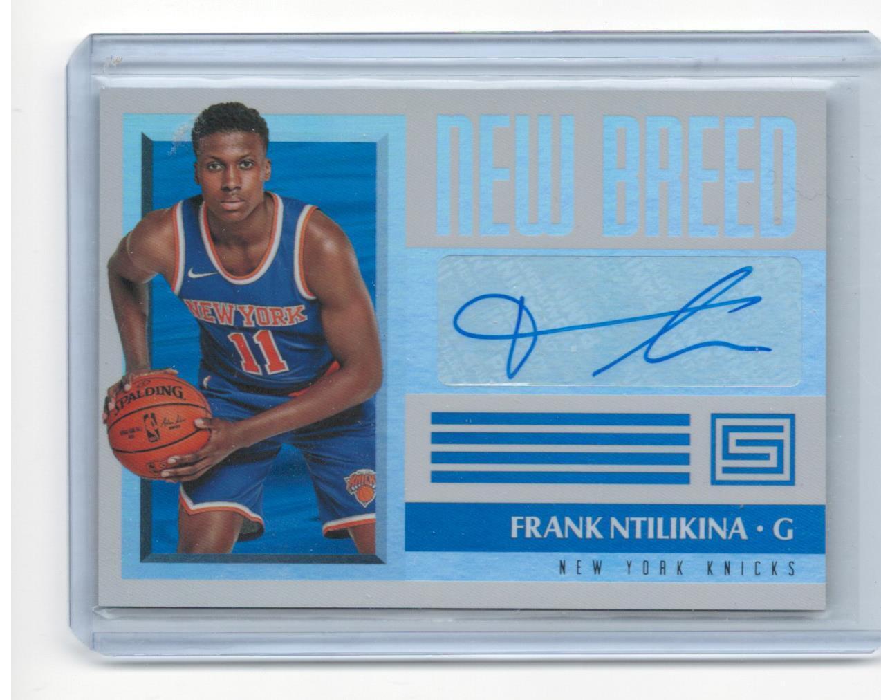 FRANK NTILIKINA 2017-18 PANINI STATUS NEW BREED ROOKIE AUTO RC