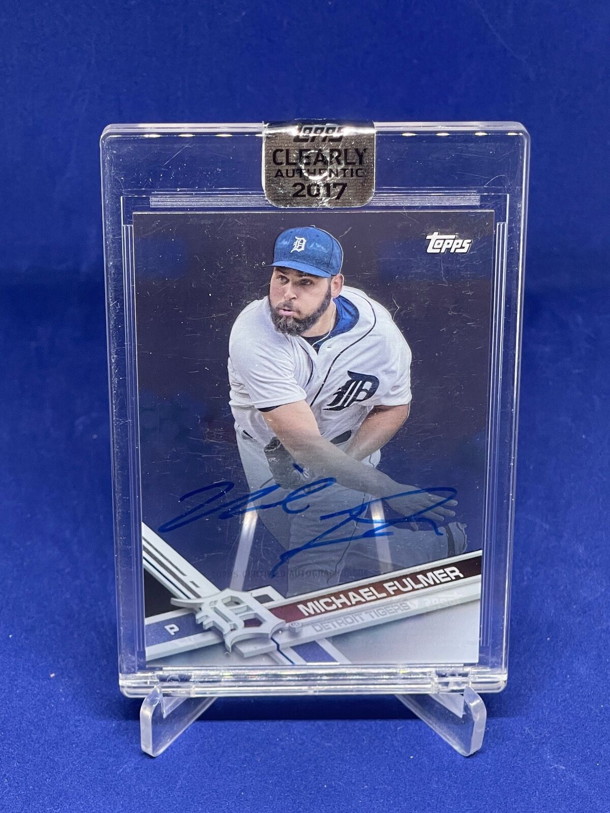 MICHAEL FULMER 2017 TOPPS CLEARLY AUTHENTIC ON CARD AUTO