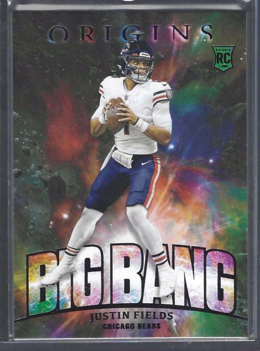 JUSTIN FIELDS 2021 PANINI ORIGINS BIG BANG INSERT CASE HIT SSP RC #BB-25
