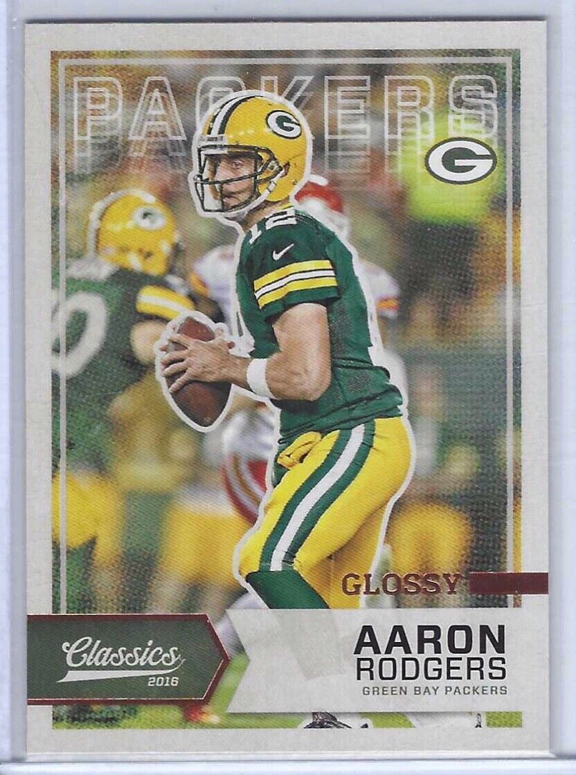 AARON RODGERS 2016 PANINI CLASSICS GLOSSY VARIATION #62