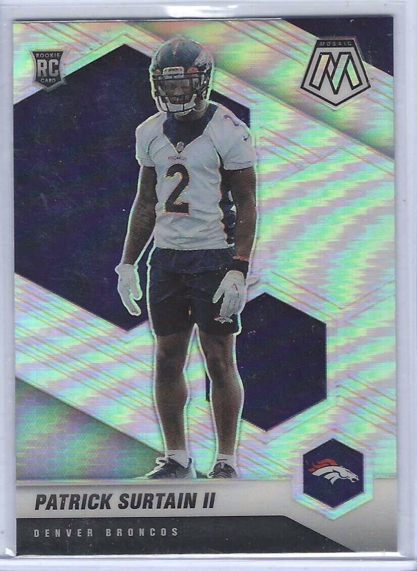PATRICK SURTAIN II 2021 PANINI MOSAIC SILVER PRIZM RC #344