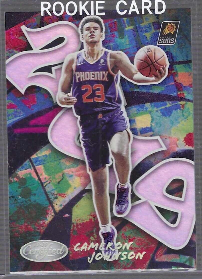 CAMERON JOHNSON 2019 -20 PANINI CERTIFIED GRAFFITI FOIL ROOKIE RC #18