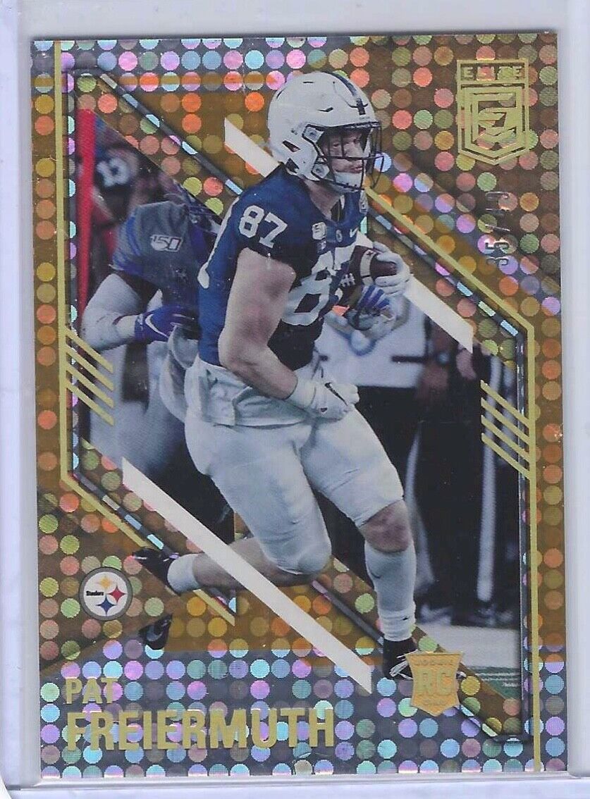 PAT FREIERMUTH 2021 DONRUSS ELITE ORANGE PULSAR DISCO ROOKIE RC #D 35/49