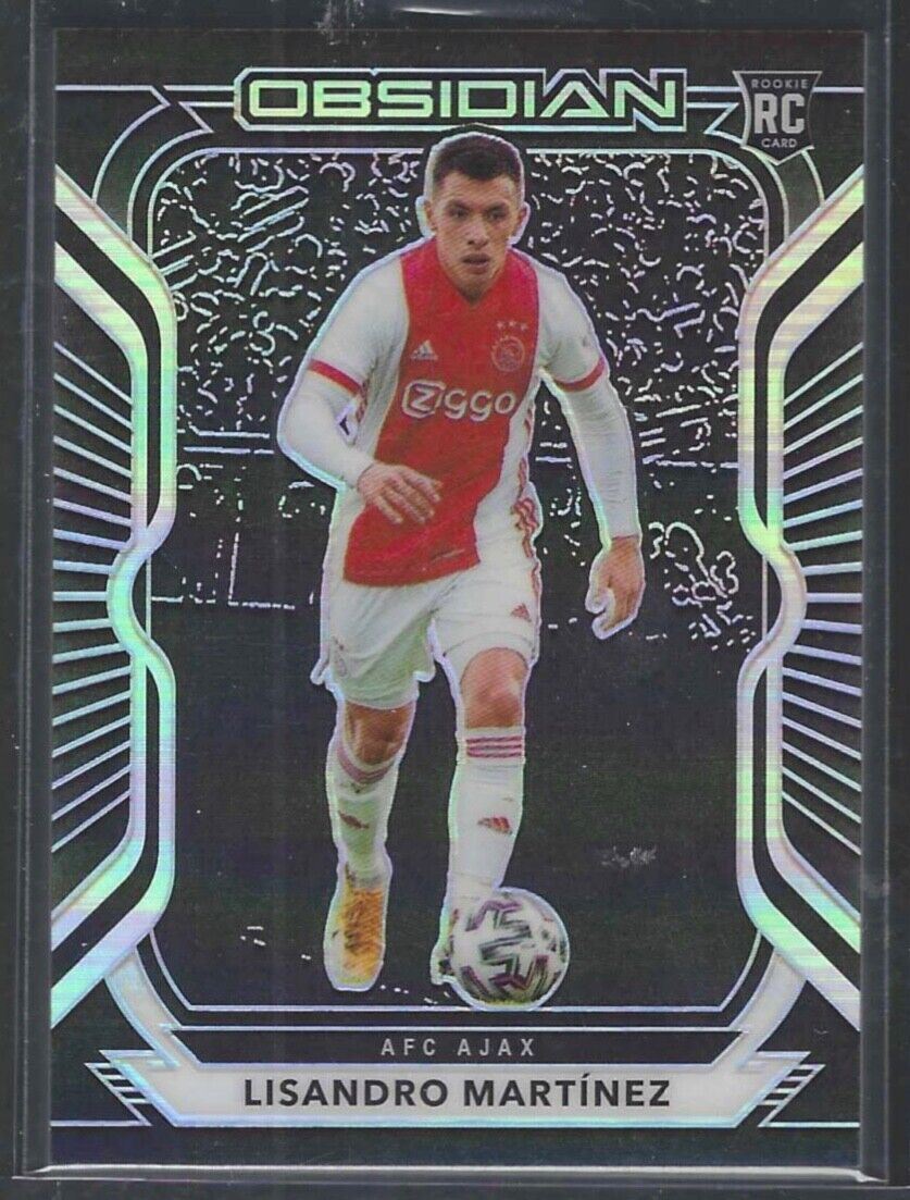 LISANDRO MARTINEZ 2020-21 PANINI OBSIDIAN TRUE ROOKIE RC #D 029/195