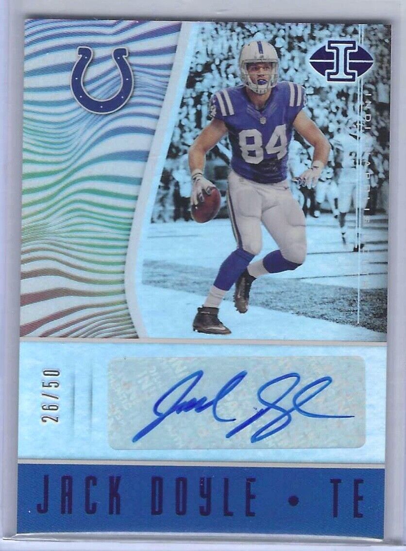 JACK DOYLE 2017 PANINI ILLUSIONS BLUE AUTO #D 26/50