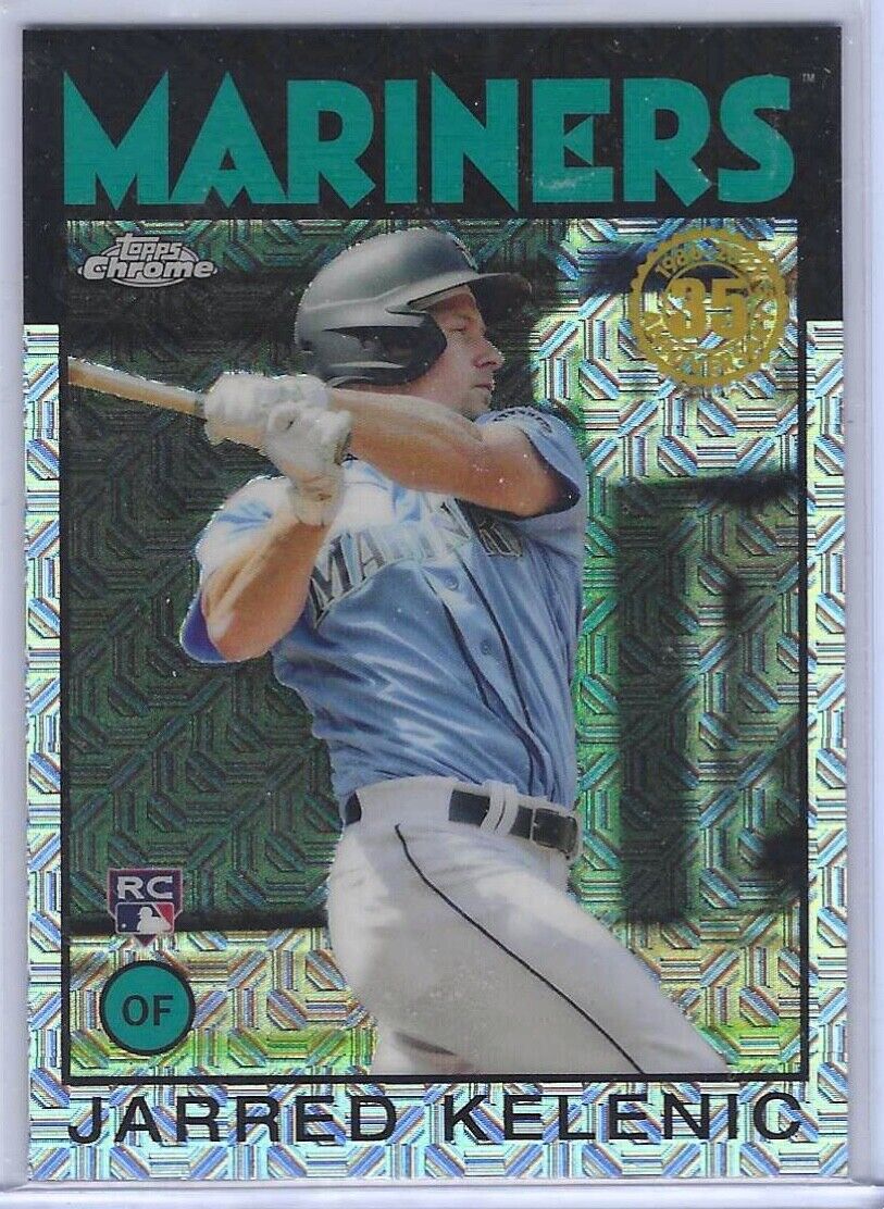 JARRED KELENIC 2021 TOPPS CHROME SILVER PACK REFRACTOR THROWBACK RC #86C-48