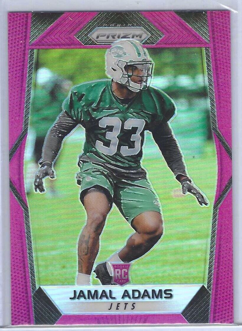JAMAL ADAMS 2017 PANINI PRIZM PINK PRIZM RC #262