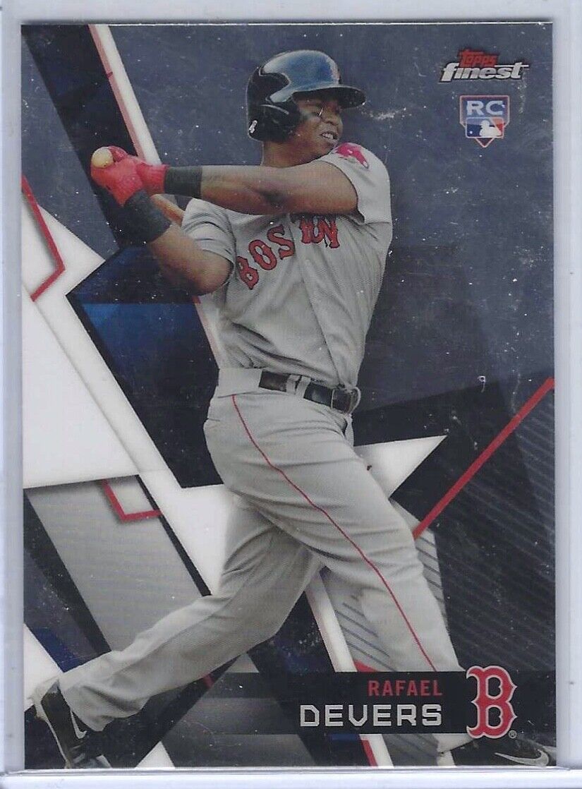RAFAEL DEVERS 2018 TOPPS FINEST BASE ROOKIE RC #61