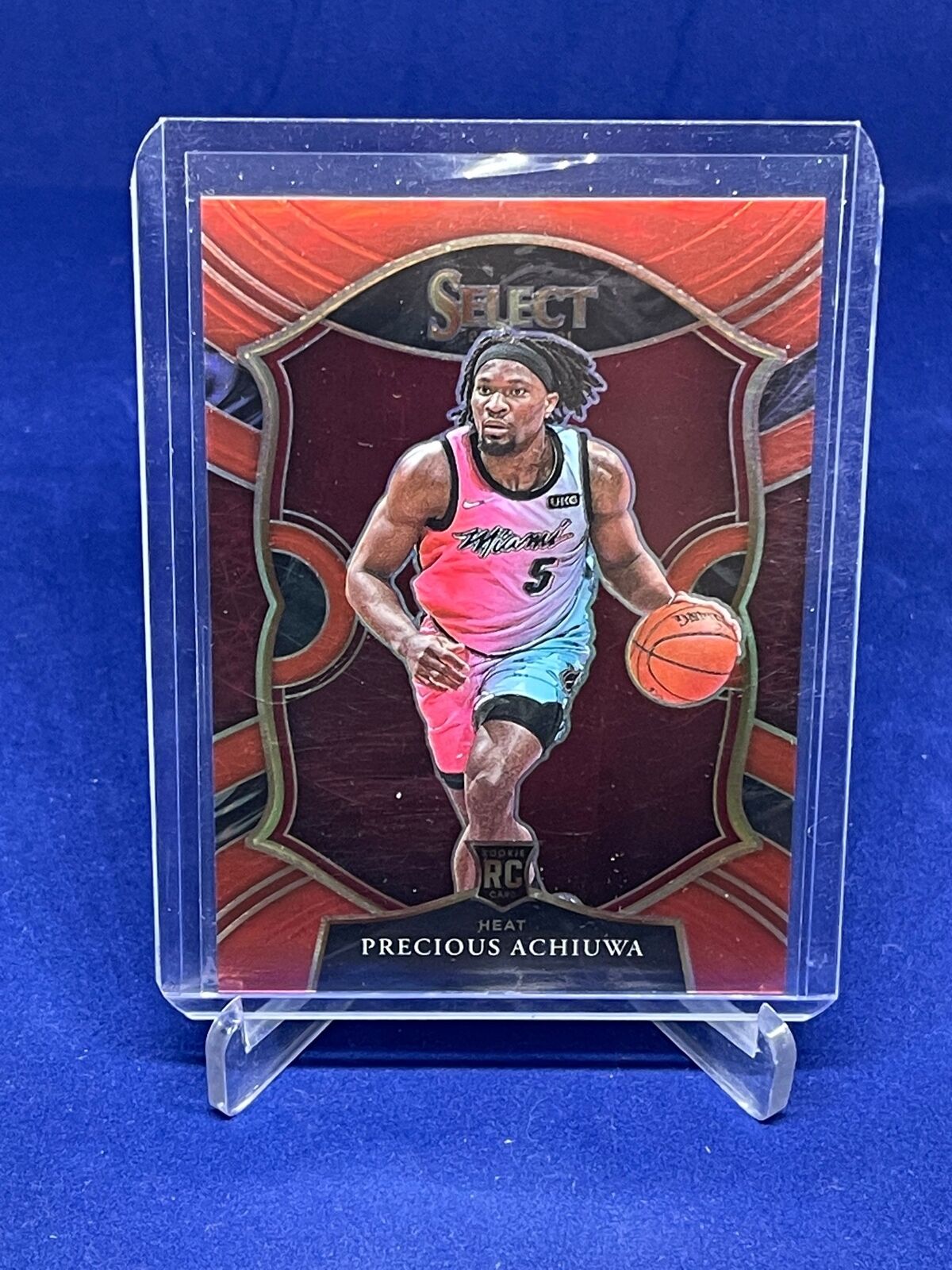 PRECIOUS ACHIUWA 2020-21 PANINI SELECT CONCOURSE RED PRIZM RC #D 10/199