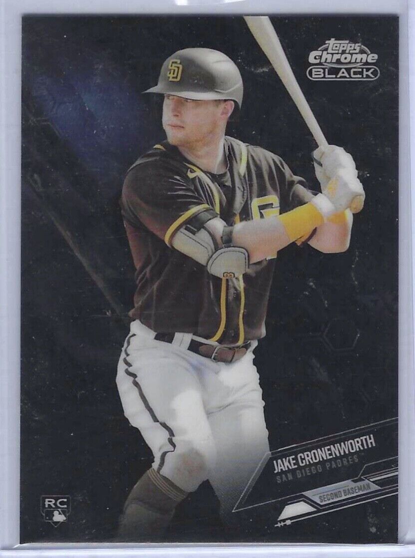 JAKE CRONENWORTH 2021 TOPPS CHROME BLACK BASE ROOKIE RC #57