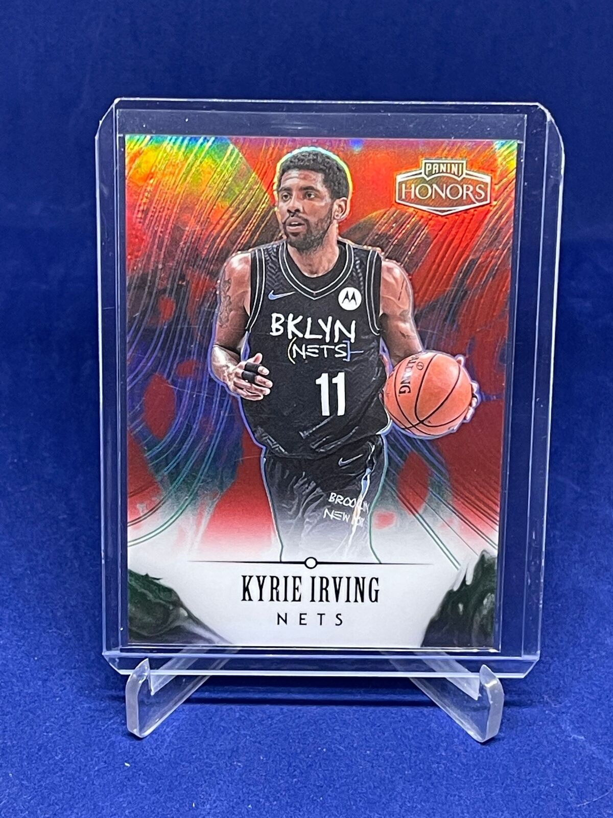KYRIE IRVING 2020-21 PANINI CHRONICLES HONORS RED PRIZM #D 80/149